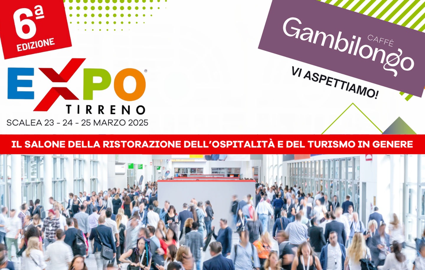Venite a scoprire il nostro caffè d’eccellenza all’Expo Tirreno 2025!